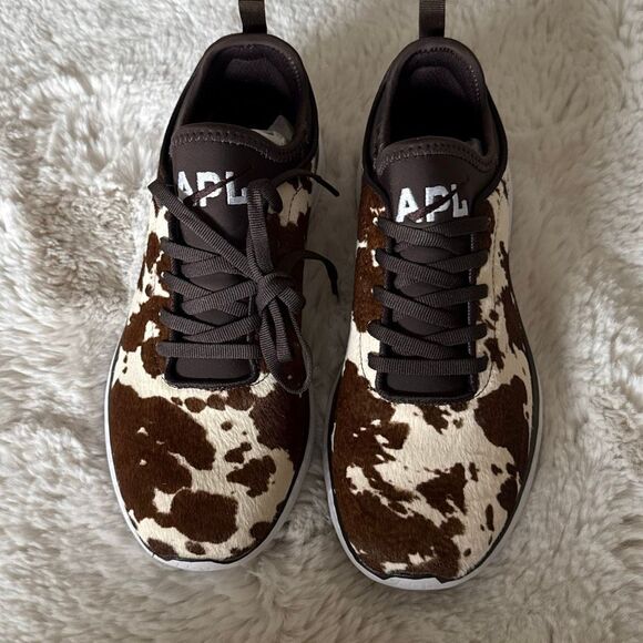 APL Women’s Iconic Phantom in Deep Brown/White/Cow Size 8.5 - Picture 4 of 9